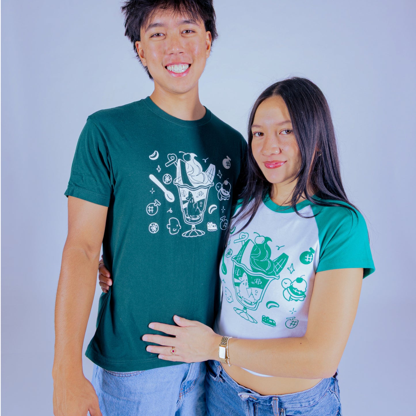 Melon Soda Baby Tee Shirt