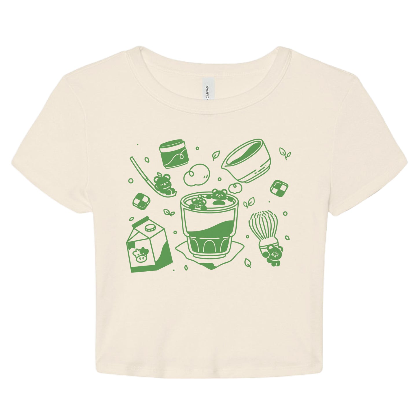 Matcha Baby Tee Shirt