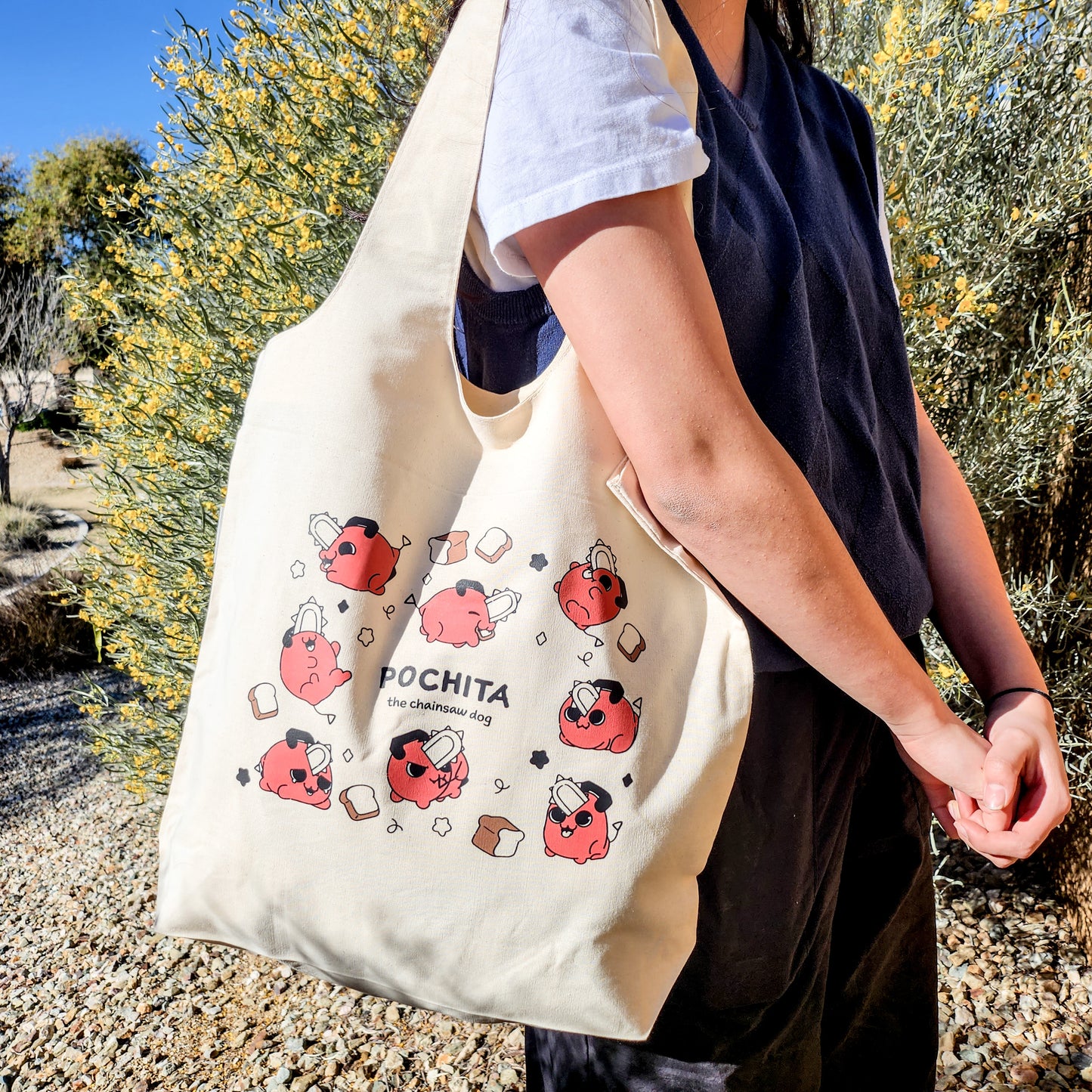 Chainsaw Dog Totebag