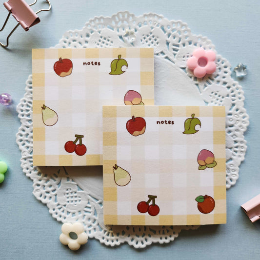 Animal Crossing Fruit Sticky Notes