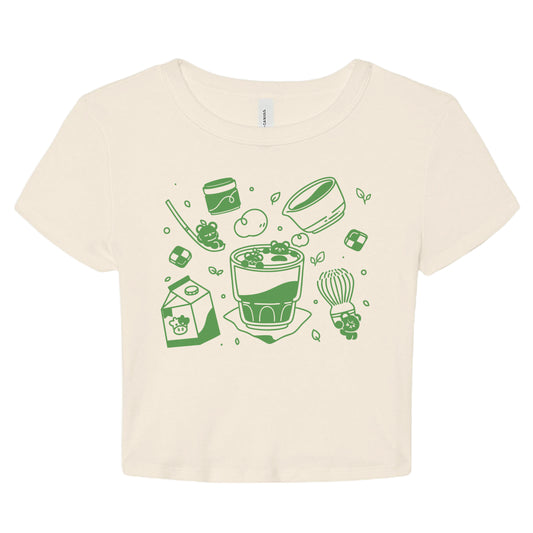 Matcha Baby Tee Shirt