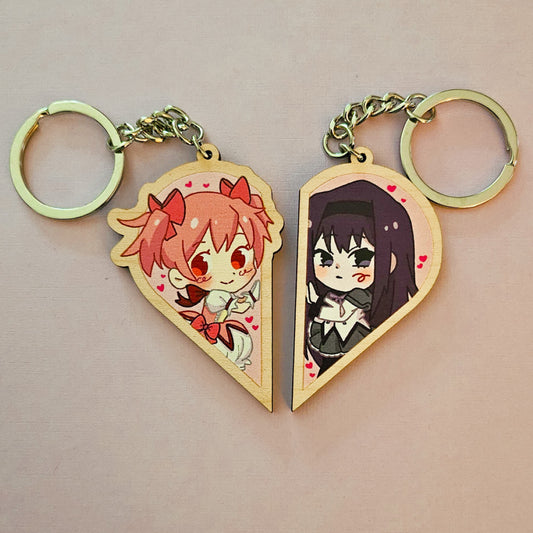 Madoka Heart Keychain
