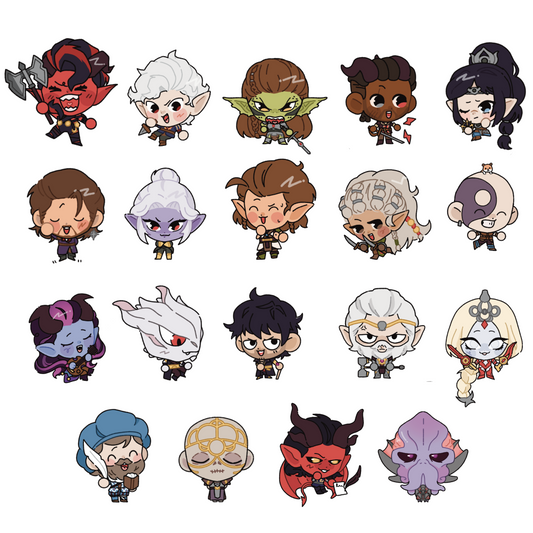 BG3 Vinyl Stickers