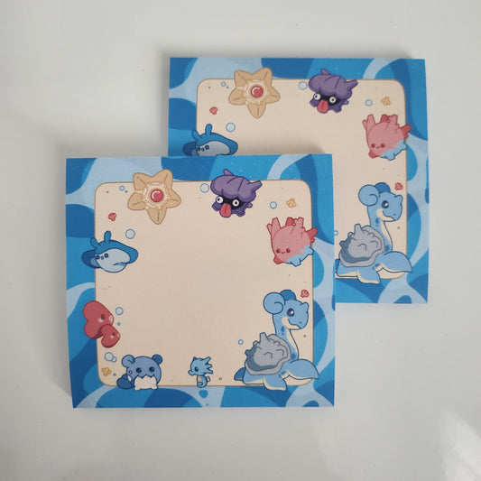Water Sticky Notes