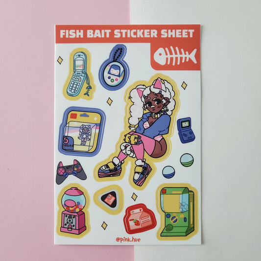 Fish Bait Sticker Sheet