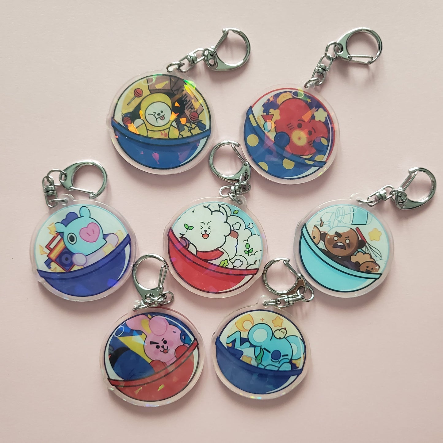 BT21 Keychains