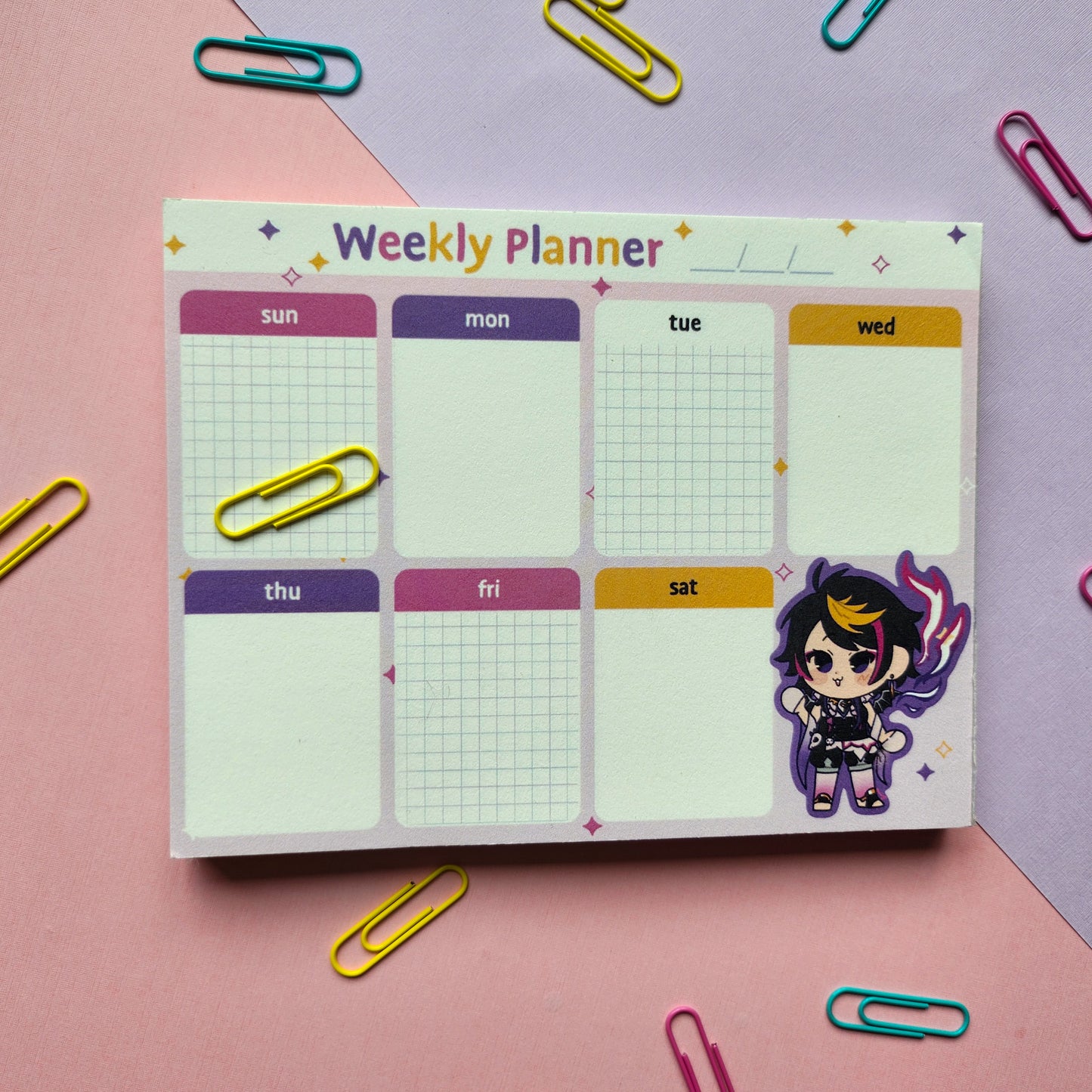 Weekly Planner Memo Pad